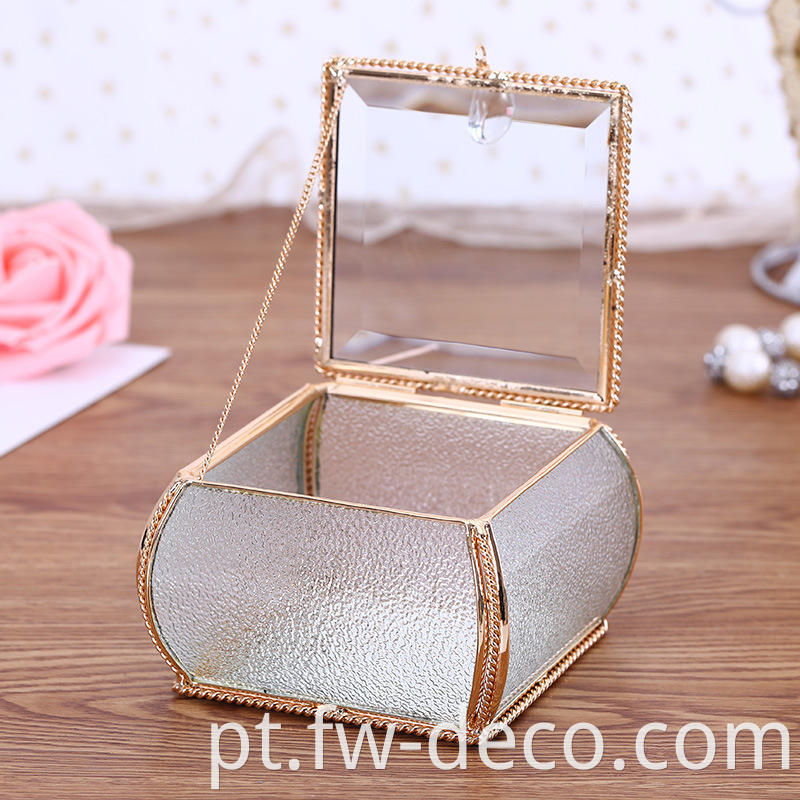 Glass Jewelry Box